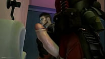hd پسرش video deadpool and dmcdante are having a good time in the mens room sex