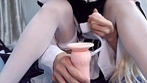 hd 伪娘的跳蛋高潮和口交示范 sex