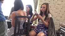 hd мечты под юбкой без трусиков с 4 горячими сексуальными девушками на танкетке sex