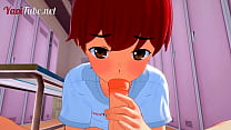 hd bbc yaoi 3d naru x shiro yaoiotubes mascot handjob blowjob anal sex