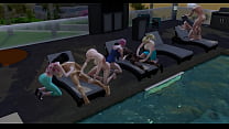 hd boruto cap 4 pool party ends in a great orgy the perverted sage fucks hinata the way he likes giving her ass so hard sex