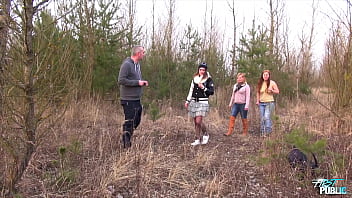 hd three amateur chics fucking outside with horny freaky dude facial cum included sex