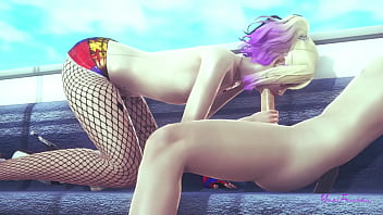 hd redhead suicide squad yaoi observe harley quinn femboy skills with her hand and mouth sissy japanese asian manga sex