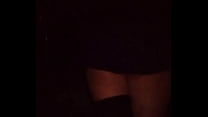 hd ভডও with a miniskirt touching a cock in booths sex