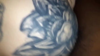 hd is tatted blue haired milfpawg taking the curve from side sex