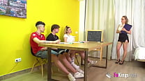 hd com the fakings academy is back lara teaches teens how to fuck well sex
