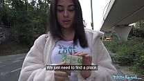 hd public agent pretty british brunette teen sucks and fucks big cock outside after nearly getting run over by a runaway sex