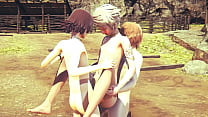 hd with yaoi femboy jin the sexy femboy suck a big dick and anal with creampie sissy crossdress japanese asian manga sex