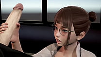hd 비서가 사무실에서 상사에게 얼간이 l 3d 애니메이션 sex