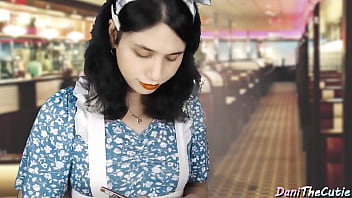 hd spikes fucking the pretty waitress danithecutie in the weird asian diner feels nice sex