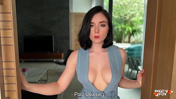 hd lonely housewife couldnt resist the temptation of being fucked by sports swimming pool cleaner pov sex