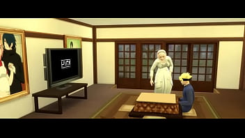 hd bbc naruto boruto cap 3 sakura invites boruto to watch a movie then tells him to go to the room and ends up fucking sex