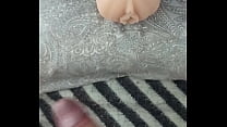 hd handjob with the masturbator closeup i would love to be able to do it with a good pussyand cum together sex