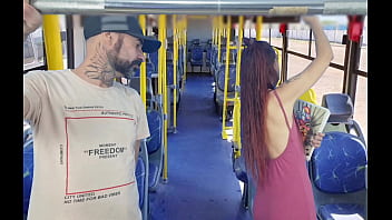 hd student being groped by an old man on the bus in public sex