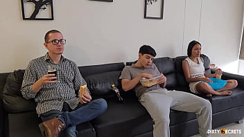 hd i catch my stepsister fucking with the coach and we end up in a threesome sex