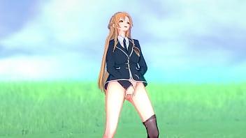 hd hentai asuna yuuki masturbation outside sex
